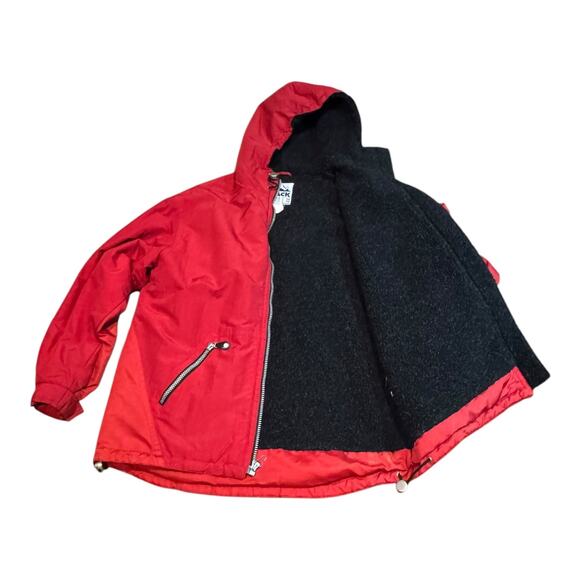 Vintage Black Ice hooded sherpa lined jacket in red size XL - Picture 4 of 16